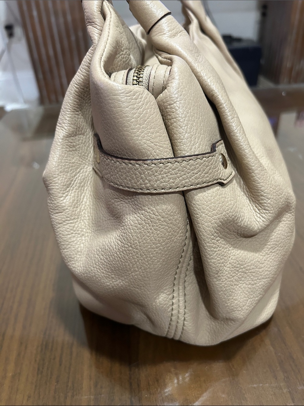 kate spade Cream Pebbled Leather Shoulder Bag - Picture 5 of 6